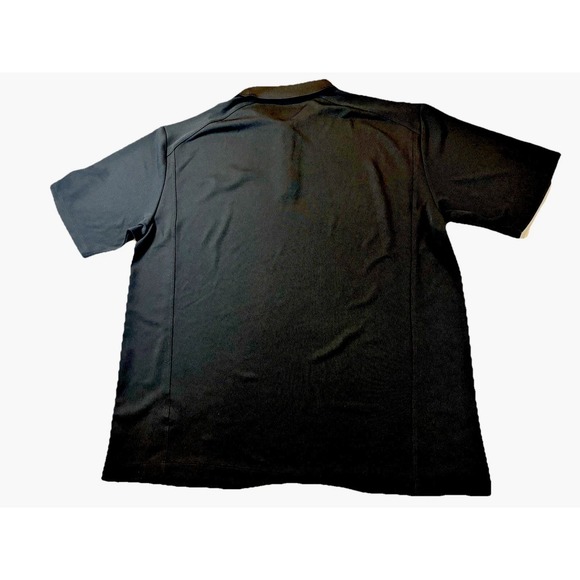 Nike Dri Fit Golf Polo Shirt Mens Size L Black Short Sleeves Company Logo Casual - Picture 2 of 11